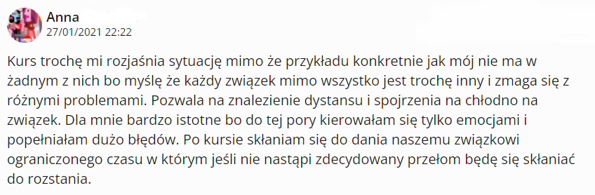 Opinia Anny
