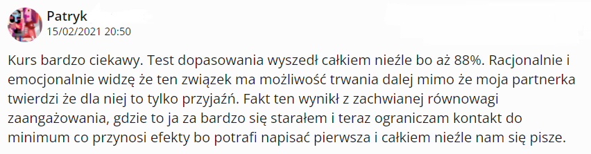 Opinia Patryka