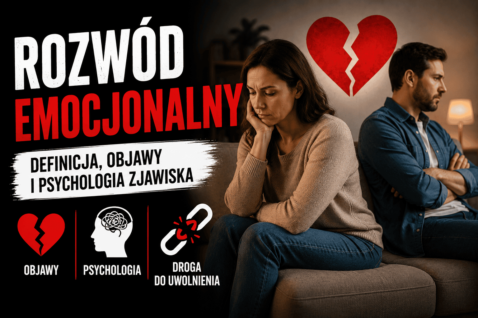 Rozwód emocjonalny – definicja, objawy i psychologia zjawiska
