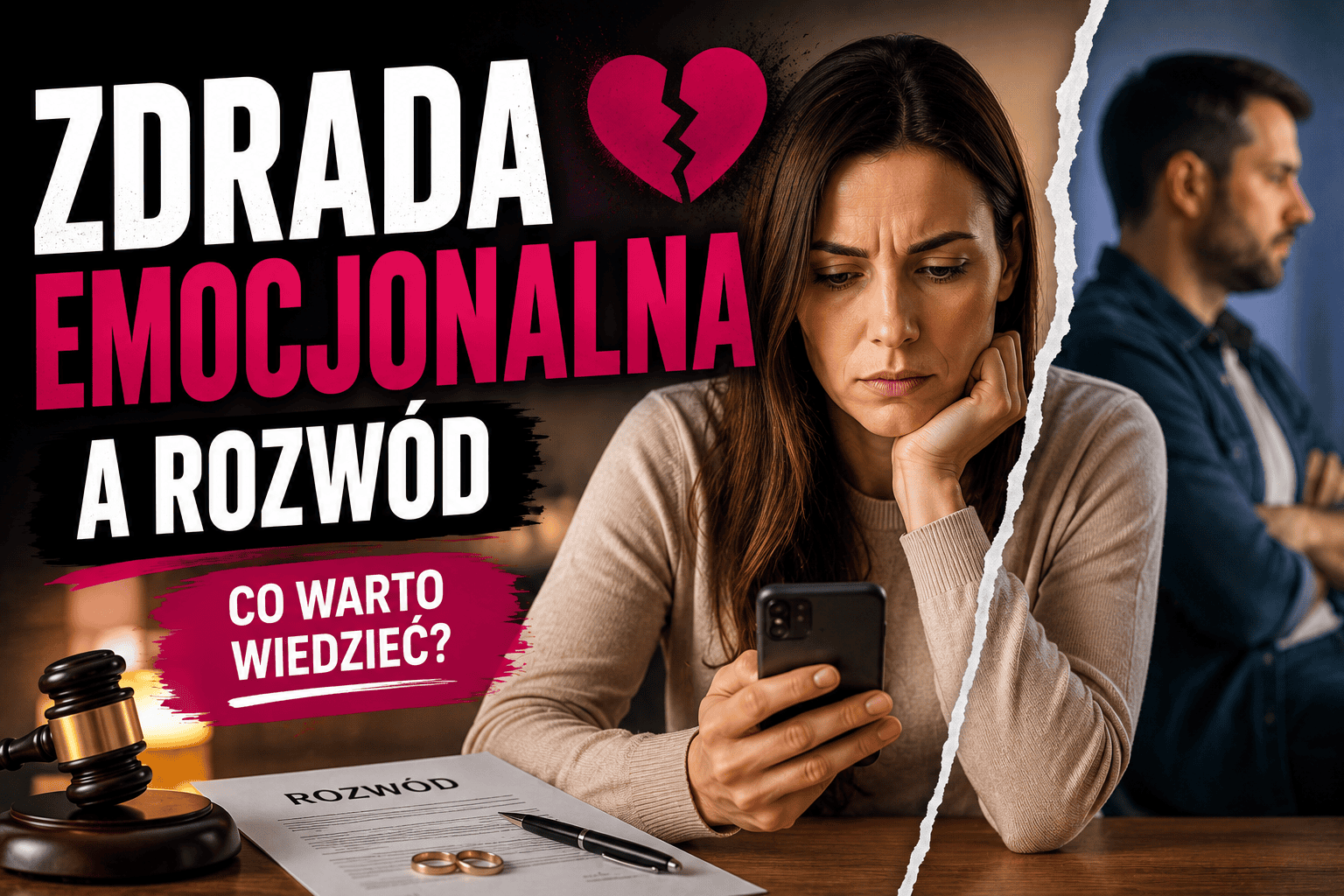 Zdrada emocjonalna, a rozwód